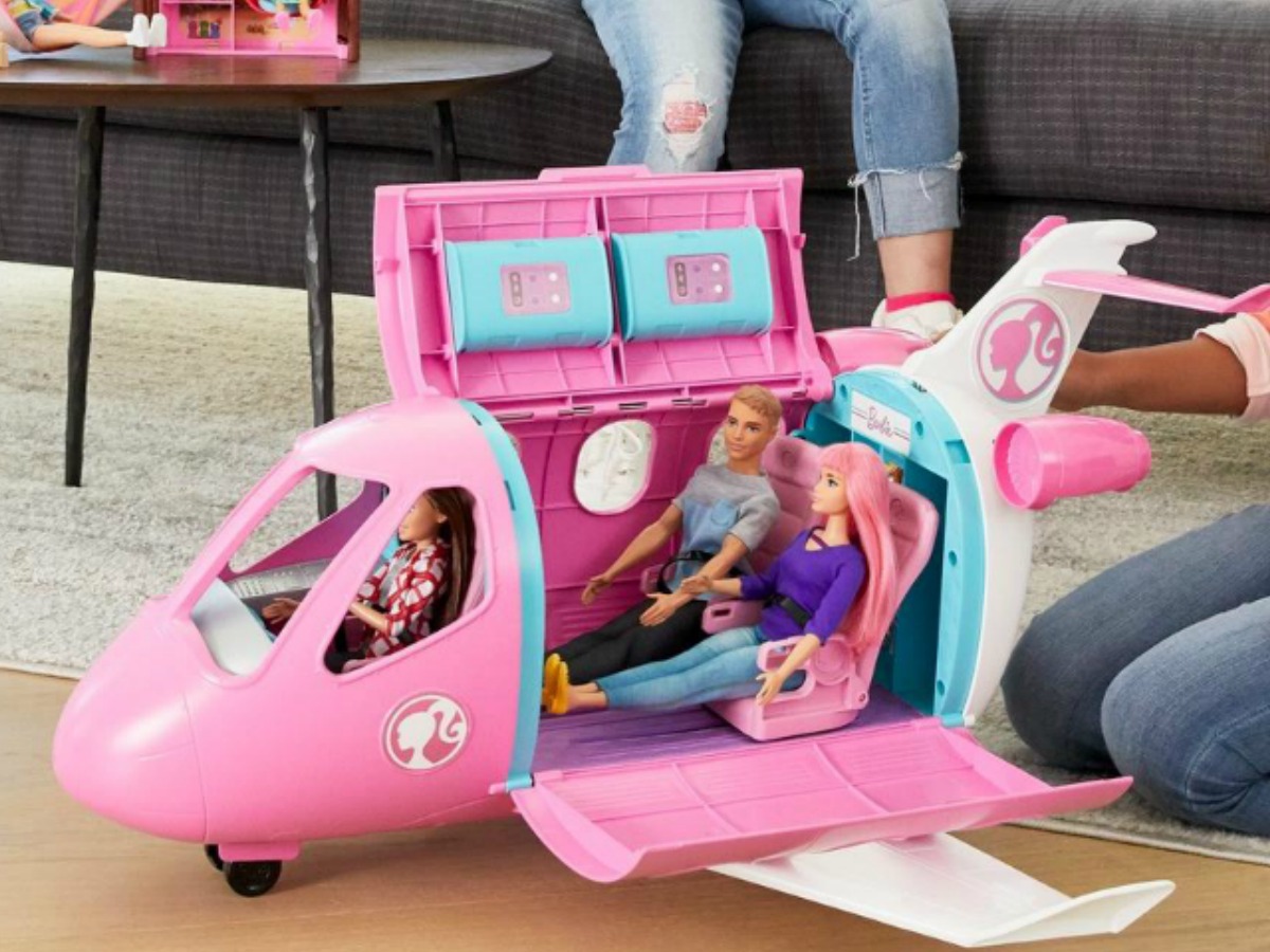 barbie airplane set