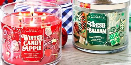 Bath & Body Works 3-Wick Candles Just $11.95 Each Shipped (Regularly $25) | Stock up on Holiday Scents