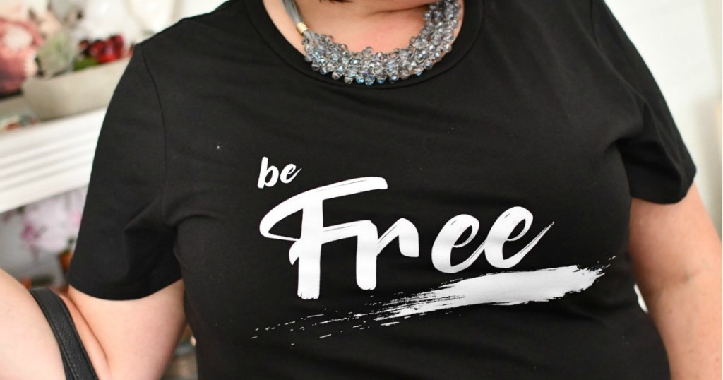 Be Free Cents of Style T-Shirt on Lina