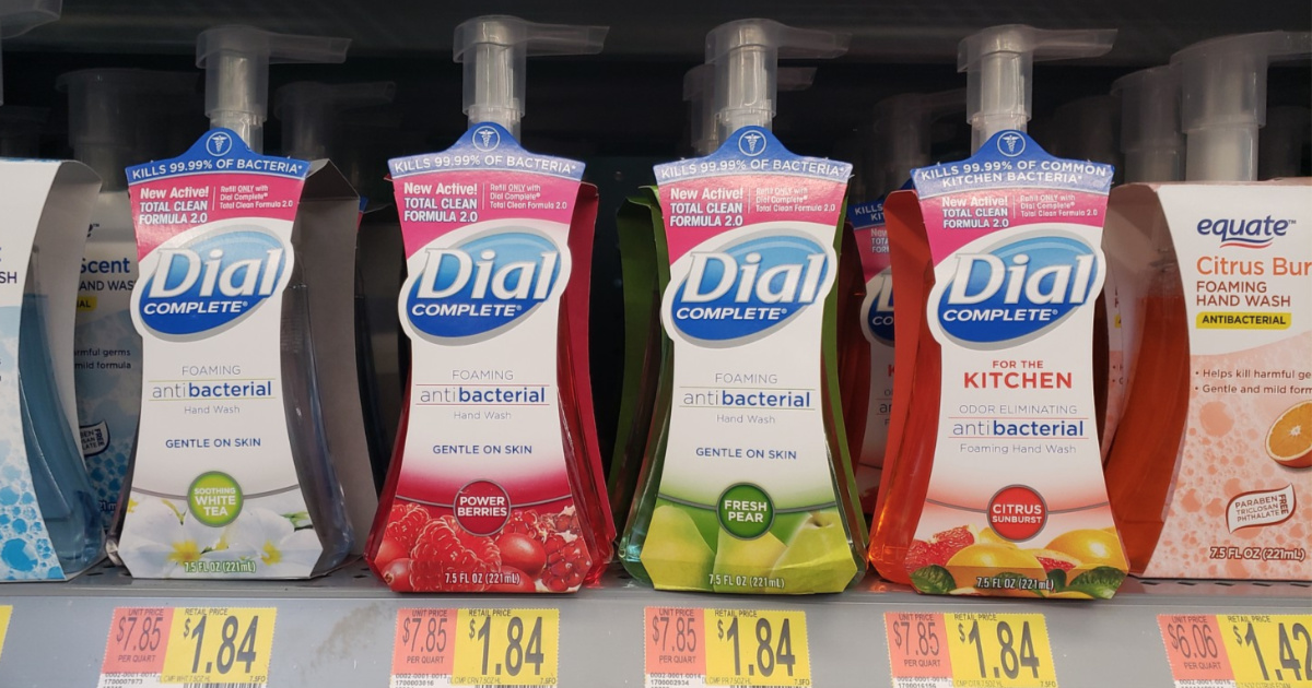 3 Worth of New Dial Hand Soap & Body Wash Coupons
