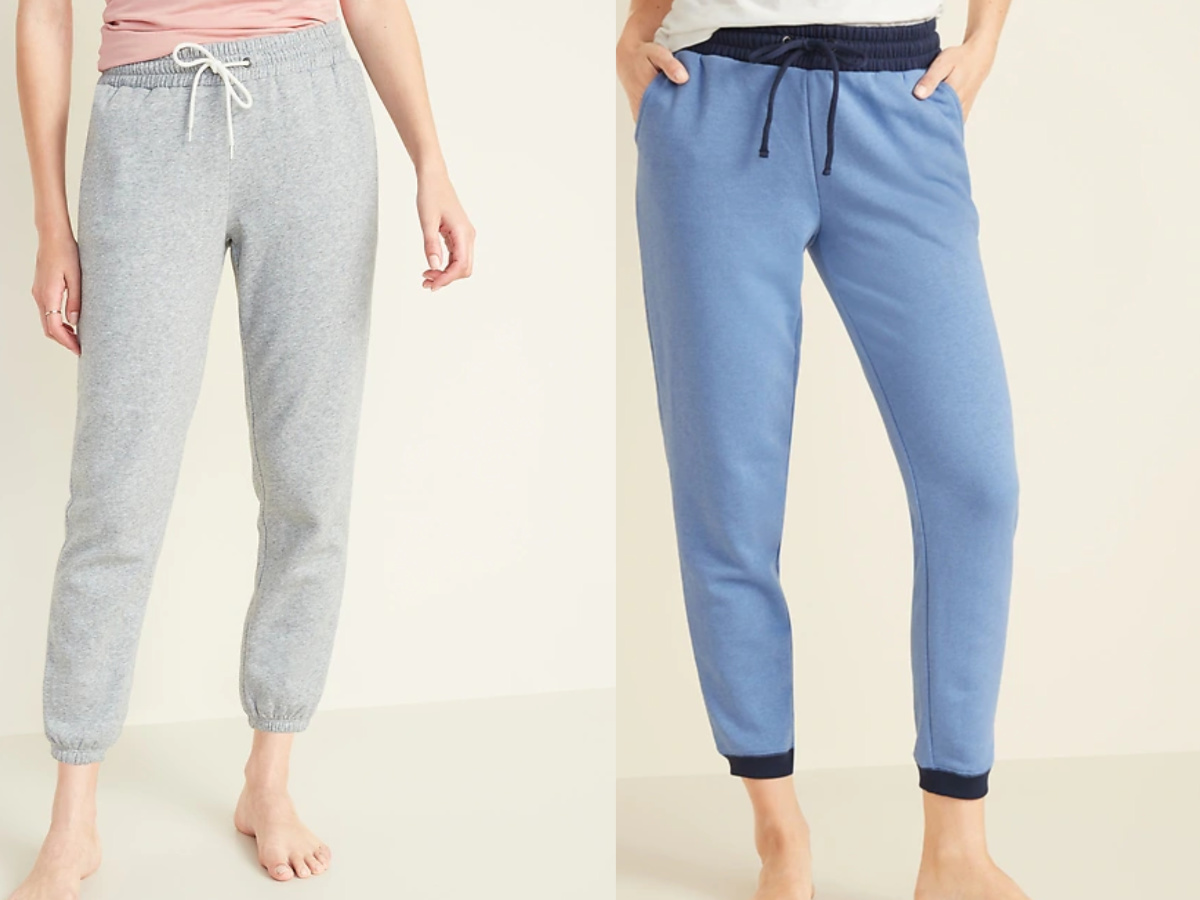 old navy fleece joggers