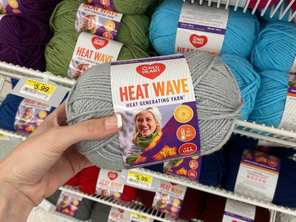 Heatwave yarn at Joanns