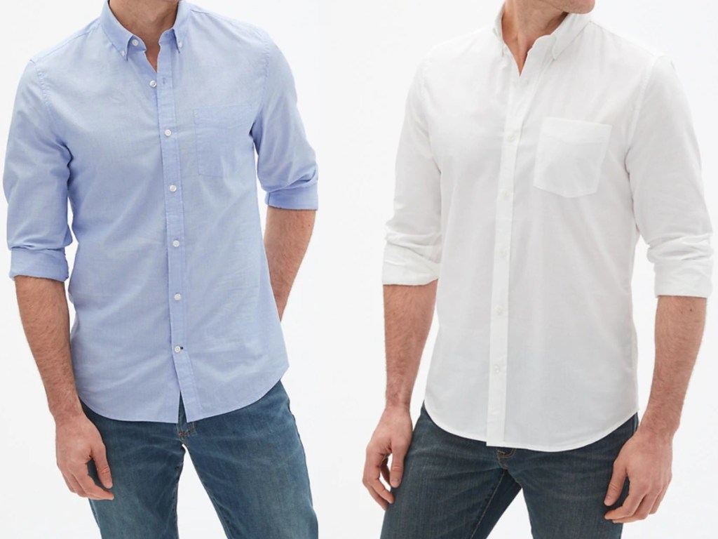 Men's Gap poplin shirt 