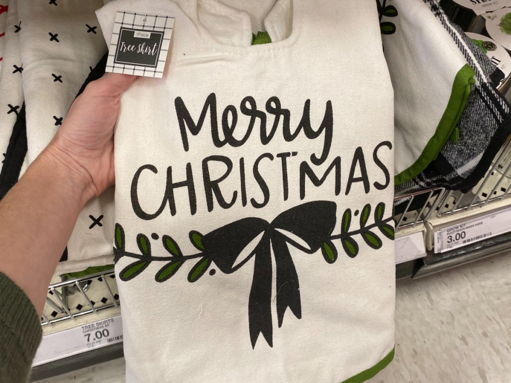 Holiday Tree Skirt at Target 