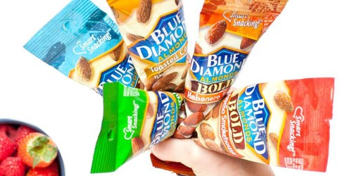 Blue Diamond Almonds 12-Count Single Packs Only $6 at Walmart (Regularly $12)