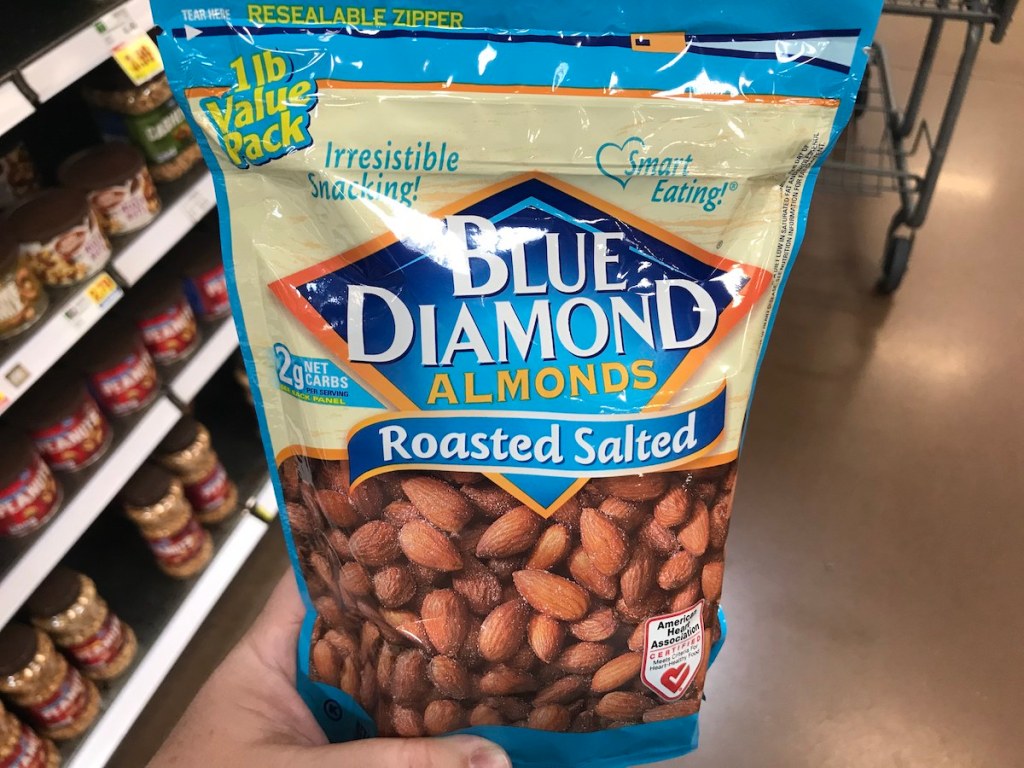 Blue Diamond Almonds Roasted Salted Kroger