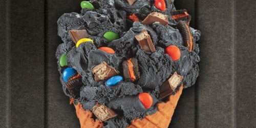 Sink Your Fangs Into Boo Batter Ice Cream at Cold Stone Creamery | Contains Oreos, Kit Kats & M&M’s