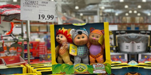 Cabbage Patch Kids 3-Packs Just $19.99 at Costco | Fantasy, Woodland & Zoo Collections
