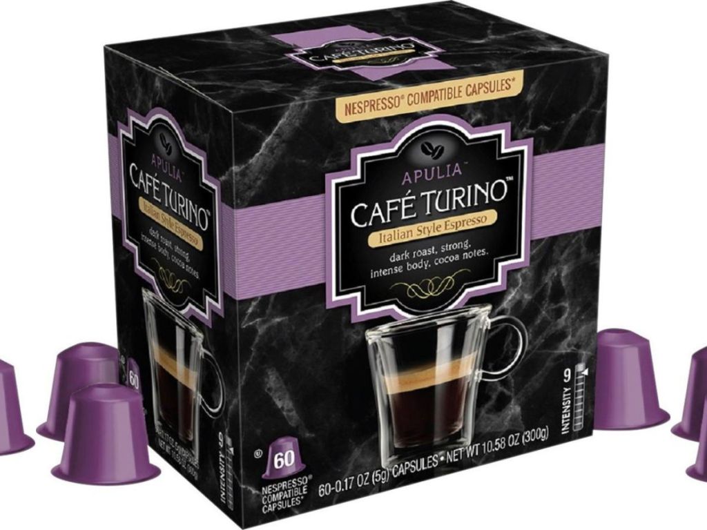 Cafe Turino 60-Count Apulia Espresso Capsules