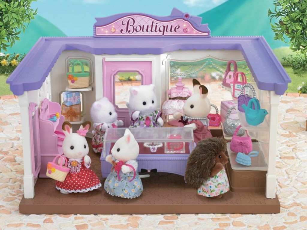 Calico Critters Boutique with figures