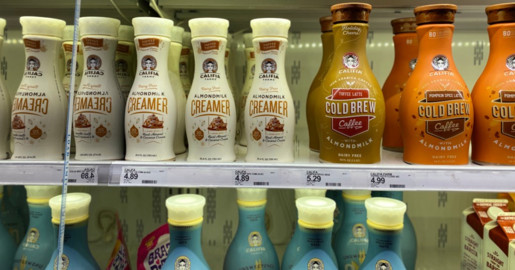 califia products on shelf at target
