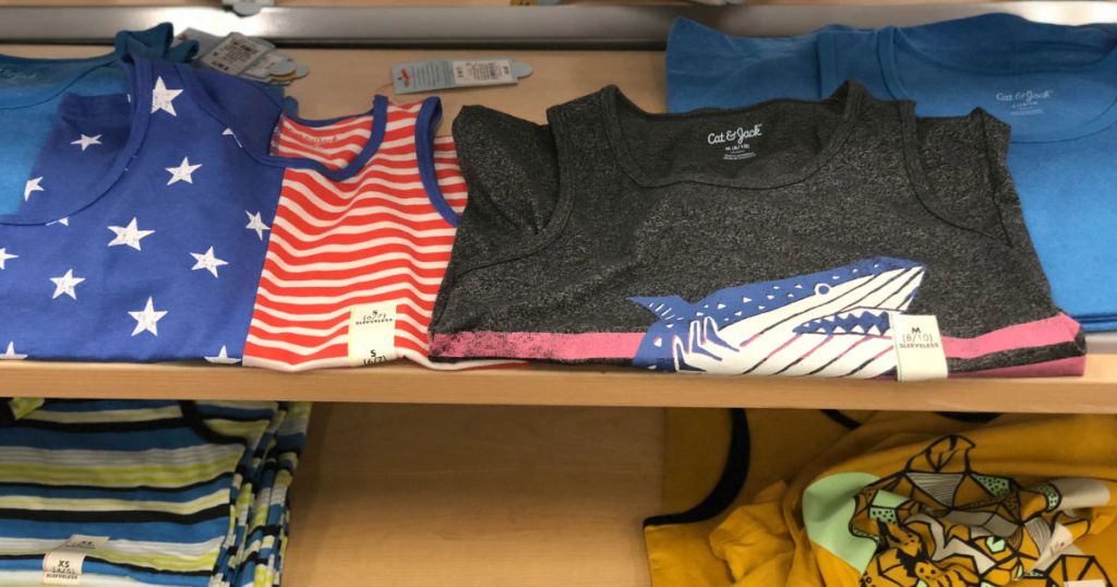 Cat and Jack Boys Tank tops