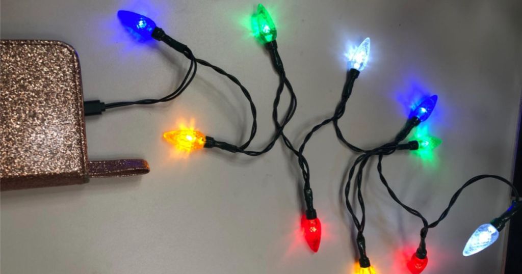 Christmas lights phone charger