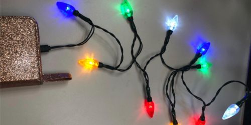 Festive Christmas Lights iPhone Charger Only $11.99 at Amazon