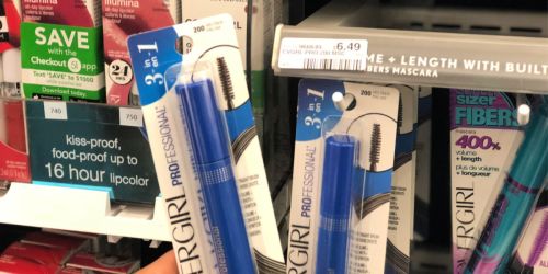$5 Worth of New CoverGirl Cosmetics Coupons = Mascara Only $1.74 at CVS