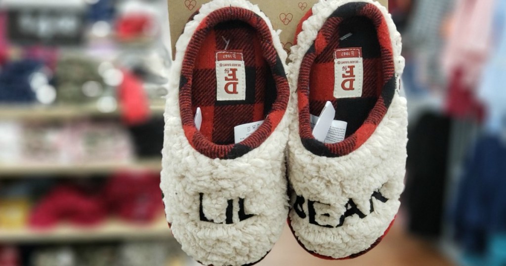 Dearfoams lil bear slippers