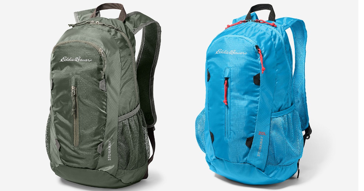 eddie bauer foldable backpack