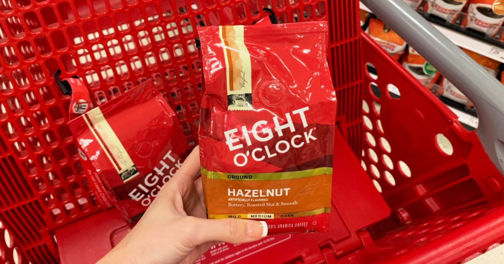 Eight O'Clock Coffee in Target Shopping Cart