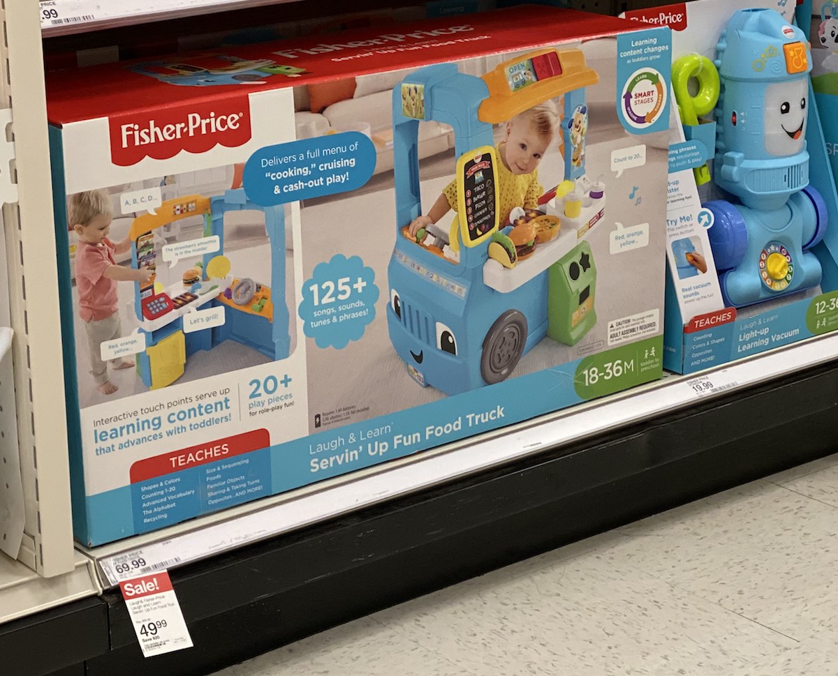 fisher price toddler food truck