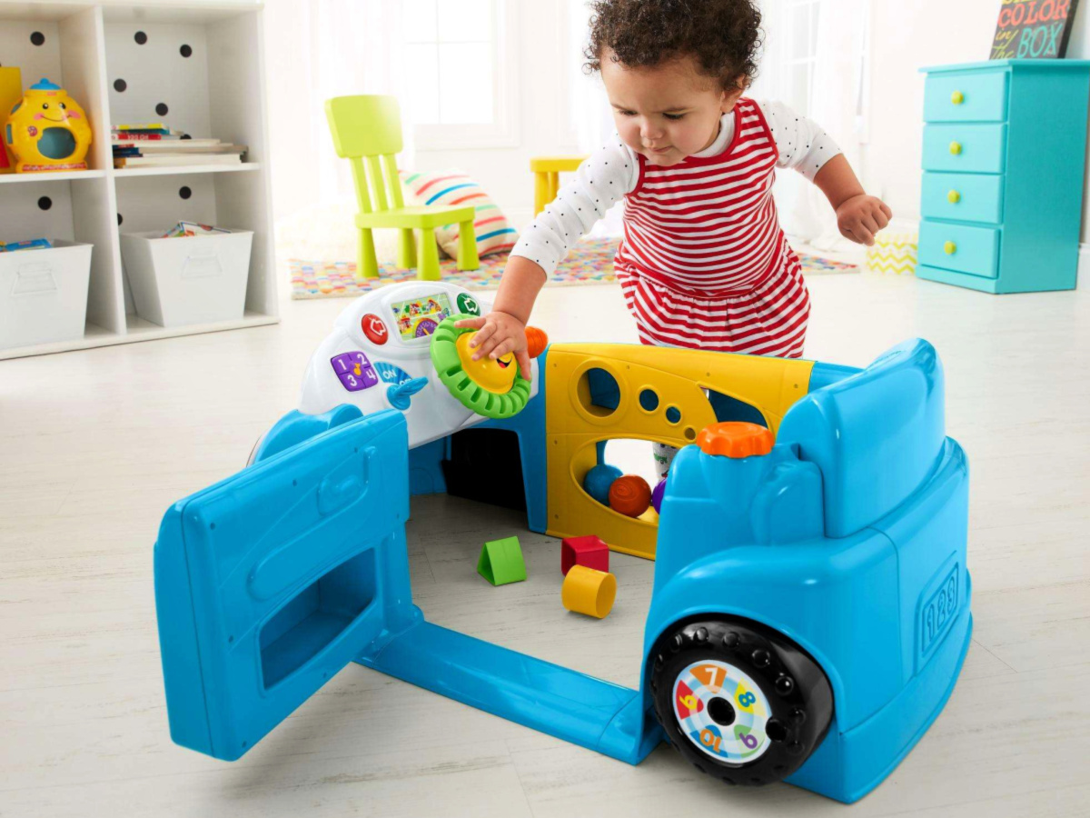 fisher price sit and crawl car