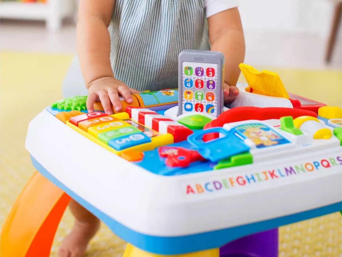 fisher price laugh and learn around the town table
