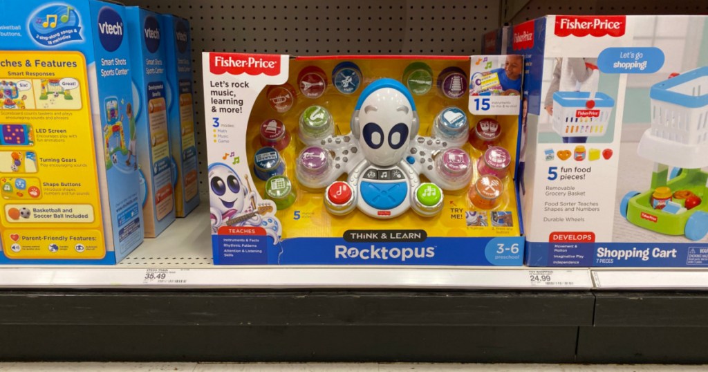 fisher price think and learn rocktopus on shelf at target