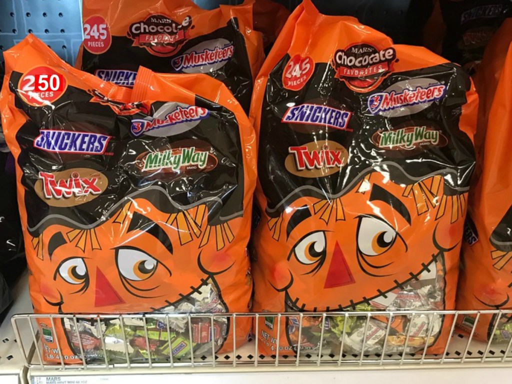 Mars Halloween Bags with 250 pieces of candy at that store