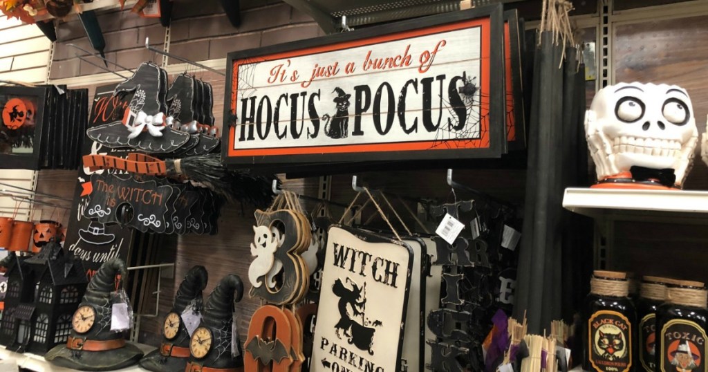 Halloween Decor at Michaels - signs and more