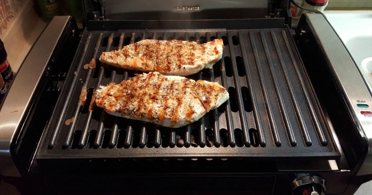 Hamilton Beach Electric Indoor Searing Grill, Removable Easy to