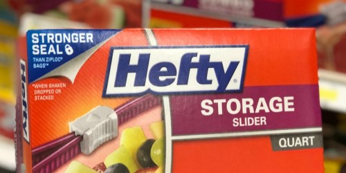 Hefty Slider Quart-Size Freezer Bags 74-Count Only $5.44 Shipped at Amazon