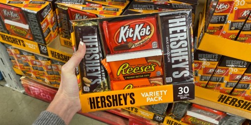 Hershey’s Candy Bar 30-Count Variety Pack Only $13.39 on Amazon | Just 45¢ Per Full-Size Bar
