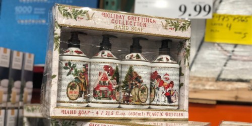 Holiday Greetings Collection Hand Soap 4-Pack Just $9.99 at Costco