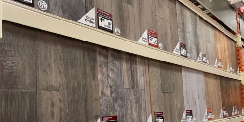 Luxury Glue Down Vinyl Plank Flooring as Low as $1.27/Square Foot at The Home Depot