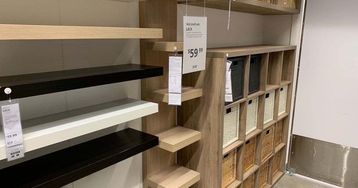 The Best Ikea Shelves To Organize, Ikea Red Lack Bookcase