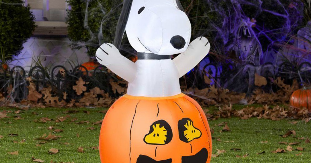 Snoopy Woodstock Halloween Inflatable Just 19 98 Regularly 35