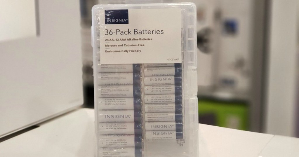 Insignia Batteries 36 Pack AA and AAA