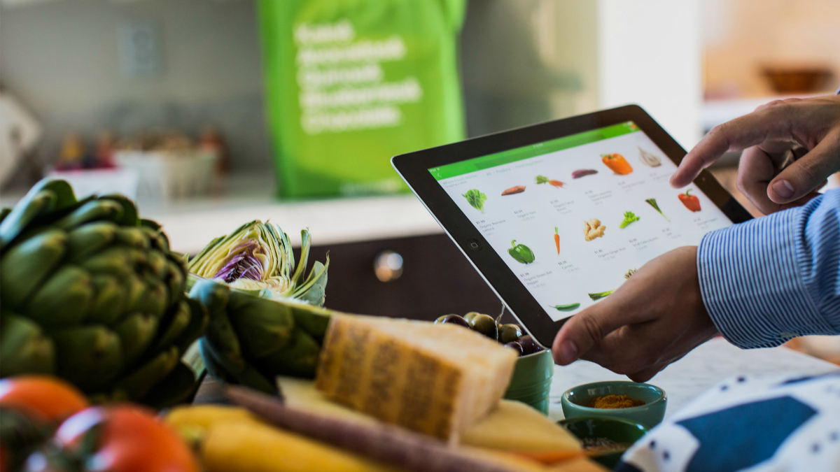 Instacart app organic grocery delivery