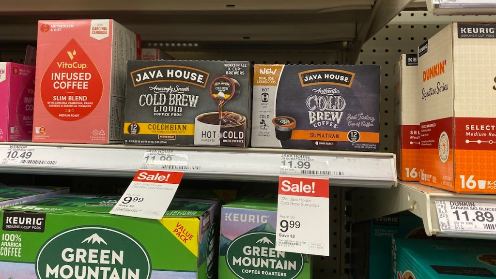 Java House Cold Brew Coffee on shelf at Target