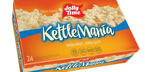 Jolly Time Kettle Popcorn 24-Count Box Just $5 Shipped at Amazon
