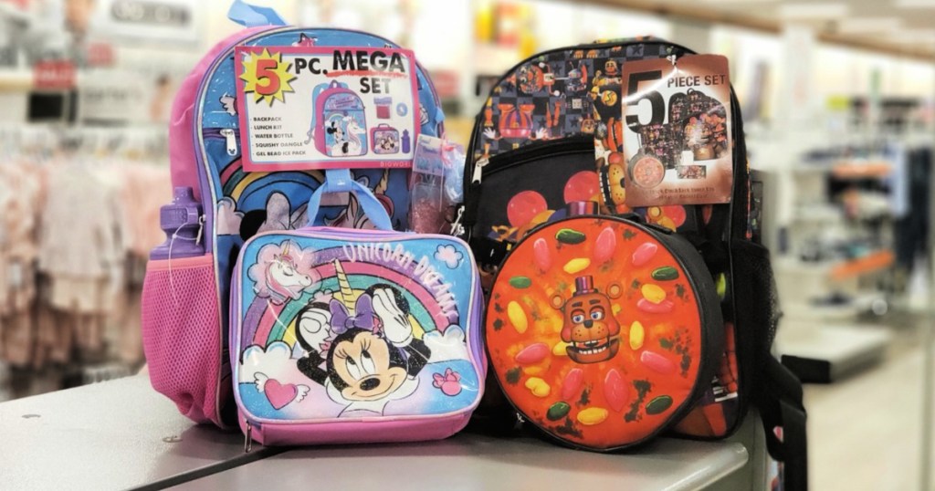 Kids 5-Piece Backpack Sets at Kohls