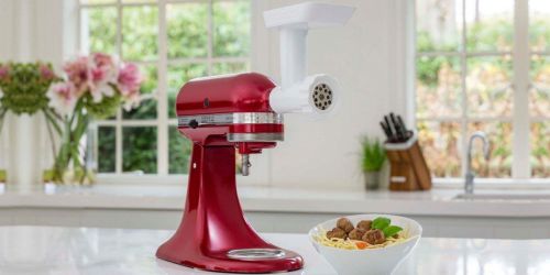 KitchenAid Artisan Tilt-Head Stand Mixer w/ Food Grinder Attachment Only $259.99 Shipped on Amazon