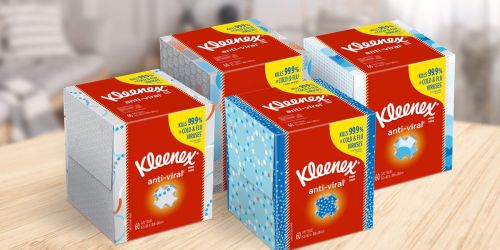 Kleenex Anti-Viral Facial Tissues 18-Pack Only $15.60 Shipped at Amazon | Just 87¢ Per Cube