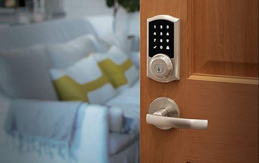Kwikset Smart Lock on door