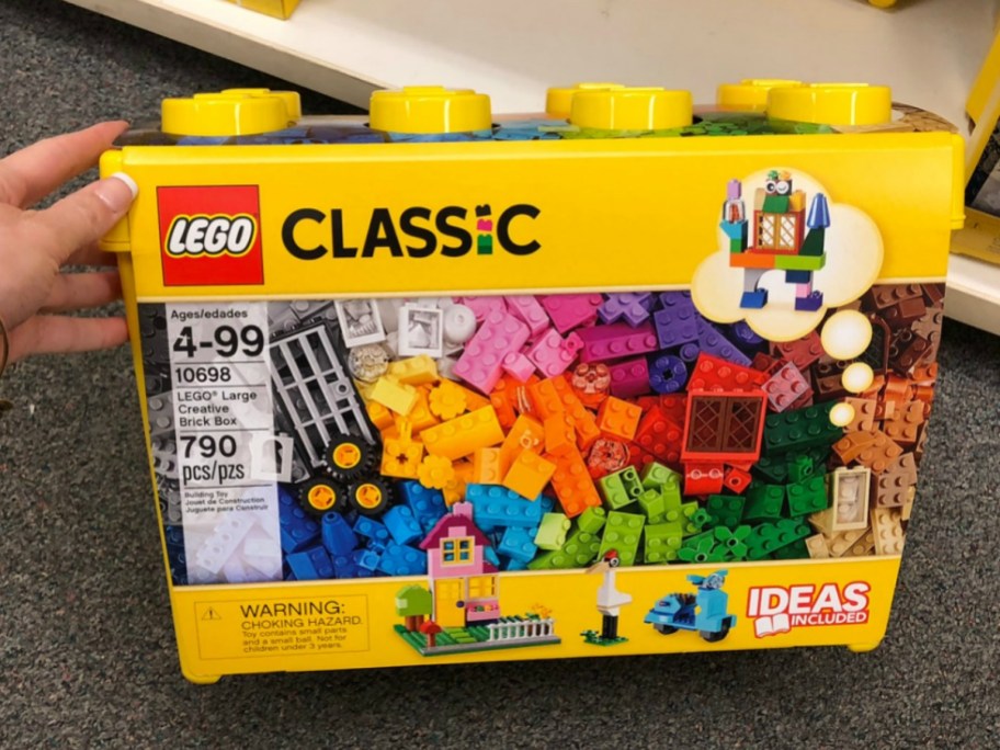 LEGO Classic Creative brick box in hand in store