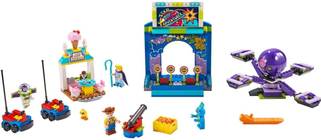 LEGO Disney Pixar’s Buzz Lightyear & Woody’s Colorful Carnival Mania Building Set