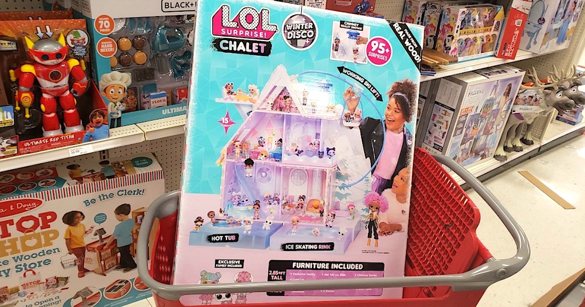 Lol Surprise Winter Disco Chalet Wooden Doll House With Exclusive Family 95 Surprises 76 LOL