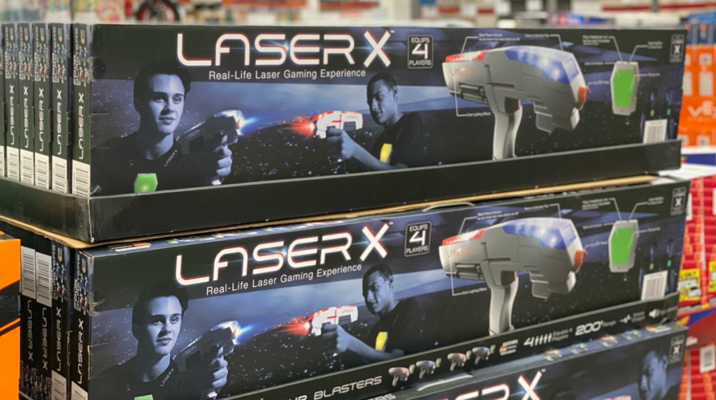 laser x 4 blasters