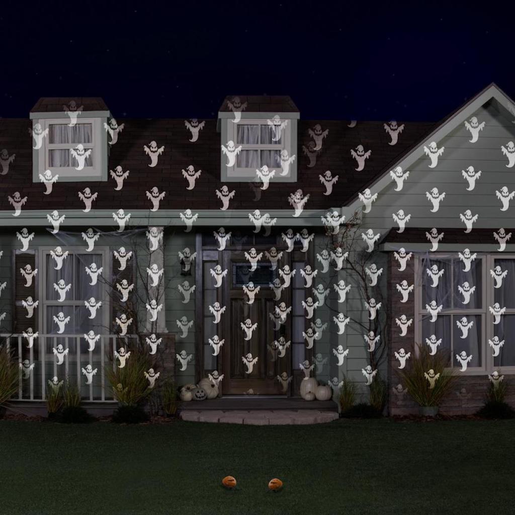 LightShowHalloween Lightshow Projection-Shades of Halloween-Ghost in White
