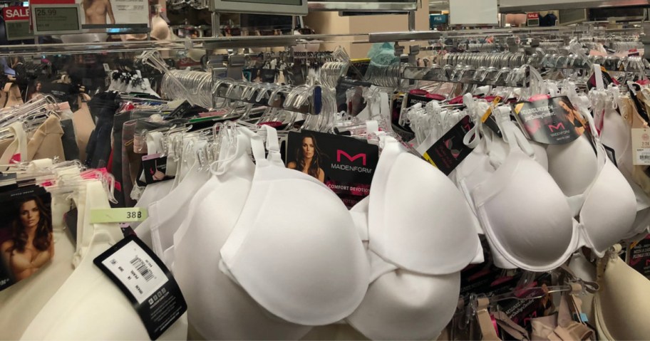 Maidenform Bras on display, in-store
