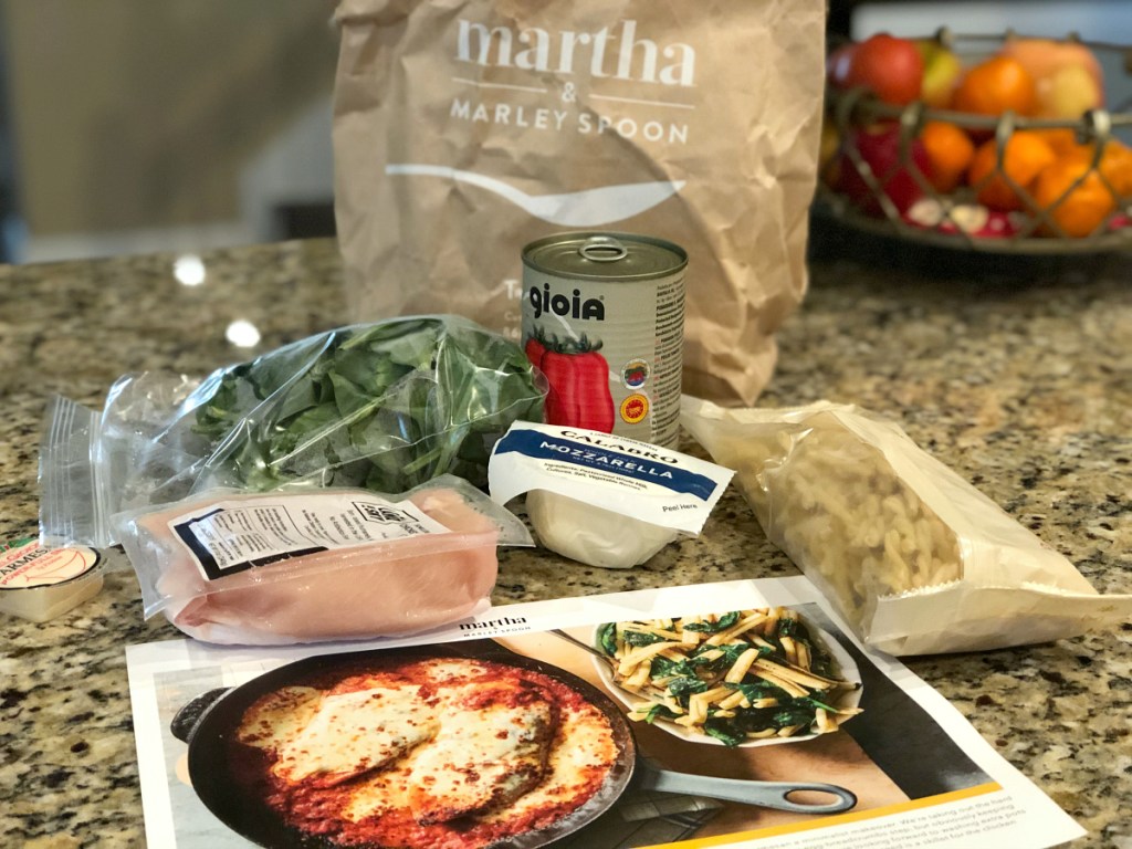 Martha Marley Spoon ingredients